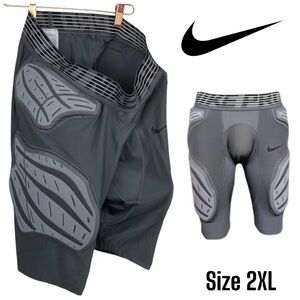 🆕 Nike Pro HyperStrong Padded Compression Football Shorts Size 2XL